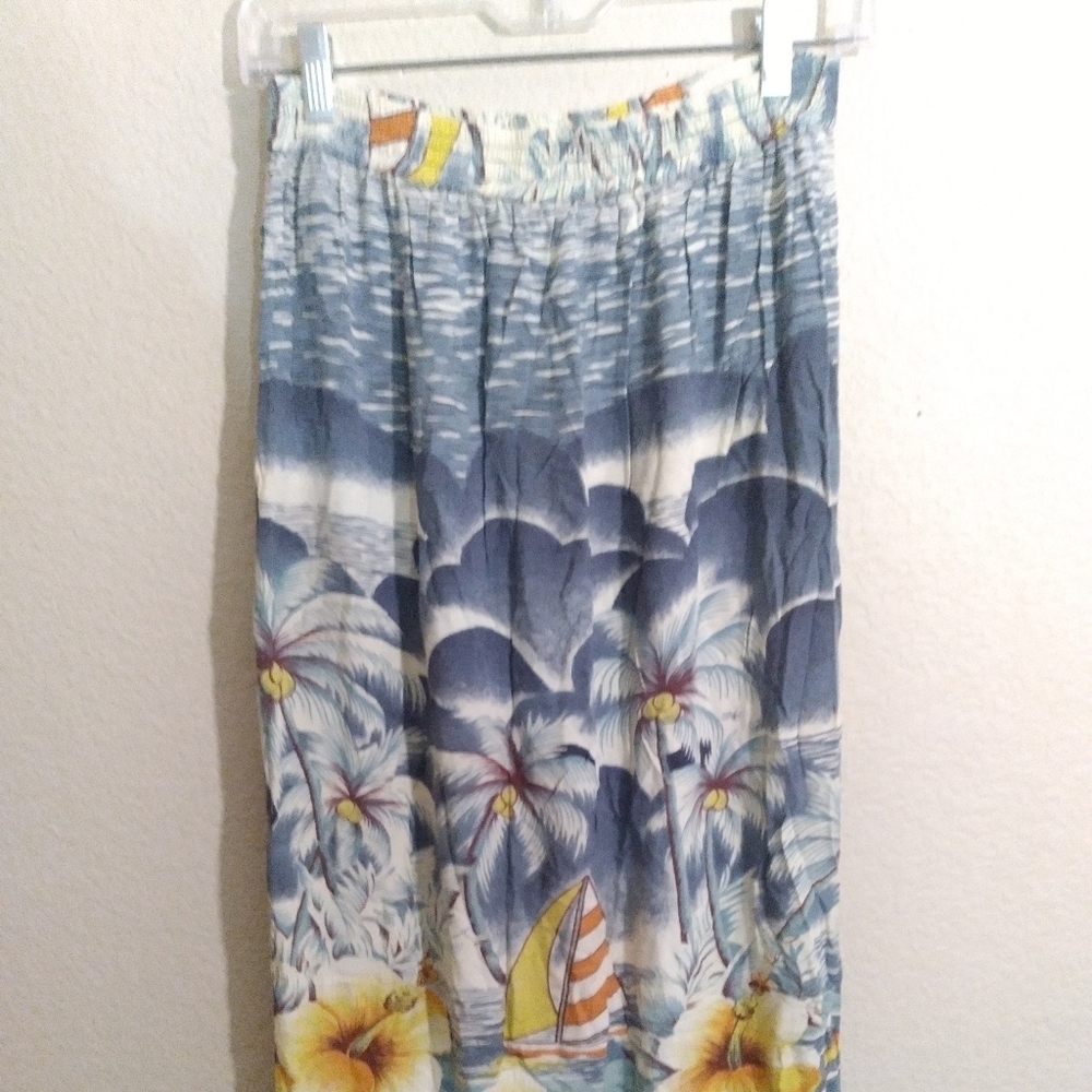 #157 S.P.A Beach Theme Long Skirt